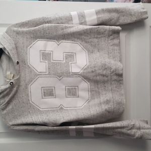 Forever 21 cropped grey hooddie